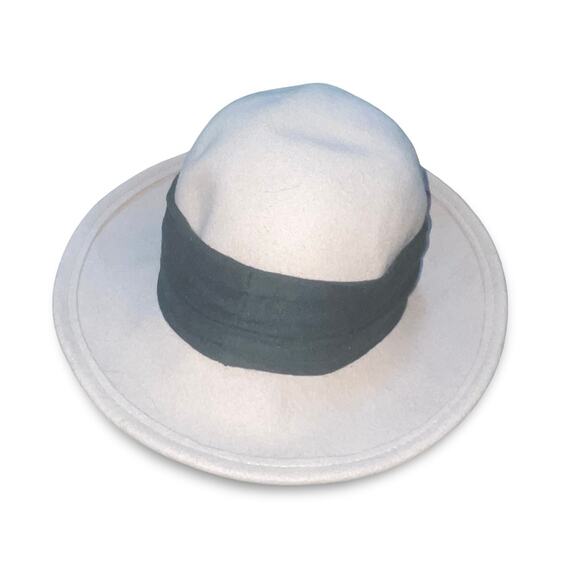 Vintage Tina Too Bollman Hat Co Doeskin Felt 100% Wool Cream Slouch Hat USA Made main image 7